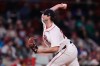 Boston Red Sox pitcher Garrett Whitlock delivers during the seventh inning of a baseball game against the Philadelphia Phillies, Thursday, May 14, 2026, in Boston. (AP Photo/Charles Krupa)