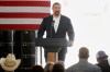 FILE - Cody Campbell, the co-CEO of Double Eagle Energy, introduces President Donald Trump at a Double Eagle Energy oil rig, July 29, 2020, in Midland, Texas. (AP Photo/Tony Gutierrez, File)