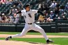 Chicago White Sox pitcher Davis Martin delivers during the first inning of a baseball game against the Minnesota Twins, Thursday, May 28, 2026, in Chicago. (AP Photo/Matt Marton)