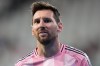 Inter Miami forward Lionel Messi walks on the field during the second half of an MLS soccer match, Sunday, May 24, 2026, in Miami. (AP Photo/Rebecca Blackwell)