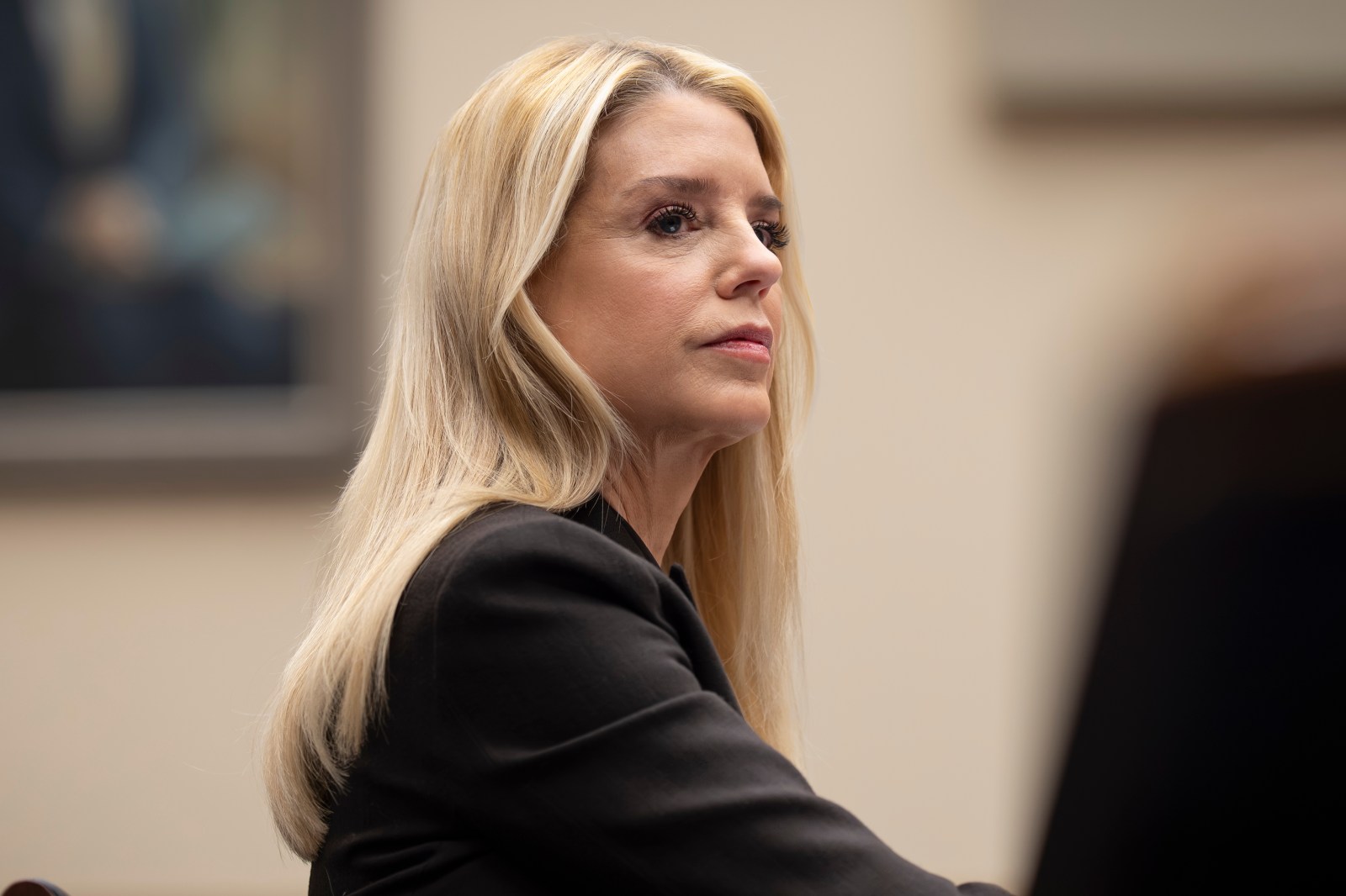 Former Florida Official Pam Bondi Testifies in Jeffrey Epstein Investigation