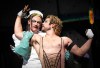 Luke Evans, left, and Josh Rivera appear during a performance of 