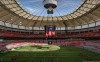 UV grow lights seen on the grass pitch installed at B.C. Place in Vancouver, B.C., on Tuesday, May 12, 2026. The lights are used to cultivate and maintain high quality turf for FIFA World Cup. THE CANADIAN PRESS/Ethan Cairns