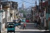 A man crosses a street in Havana, Monday, May 25, 2026. (AP Photo/Jorge Luis Banos)