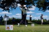 Soo Bin Joo tees off from the 6th hold during the first round of the ShopRite LPGA Classic golf tournament, Friday, May 29, 2026, in Galloway, N.J. (AP Photo/Chris Szagola)