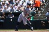 New York Yankees' Ben Rice hits an two-RBI triple during the third inning of a baseball game against the Athletics, Sunday, May 31, 2026, in West Sacramento, Calif. (AP Photo/Scott Marshall)