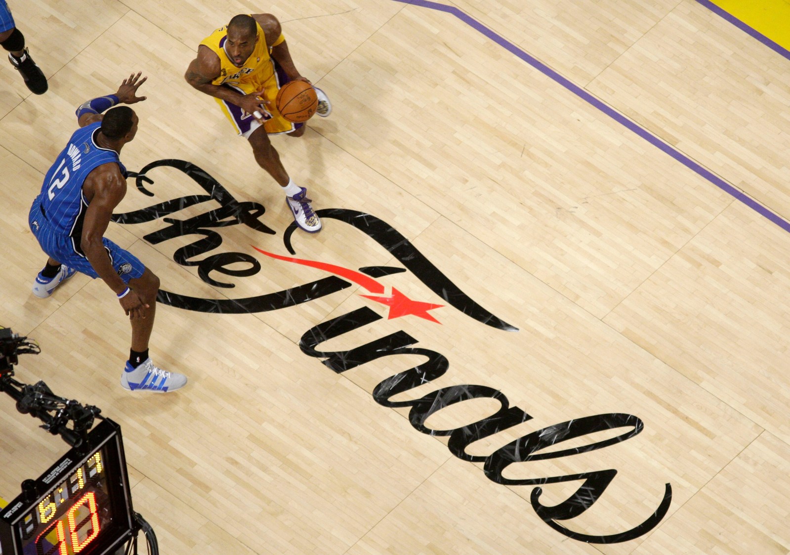 NBA Finals Courts to Feature Trophy Image and Script Logo