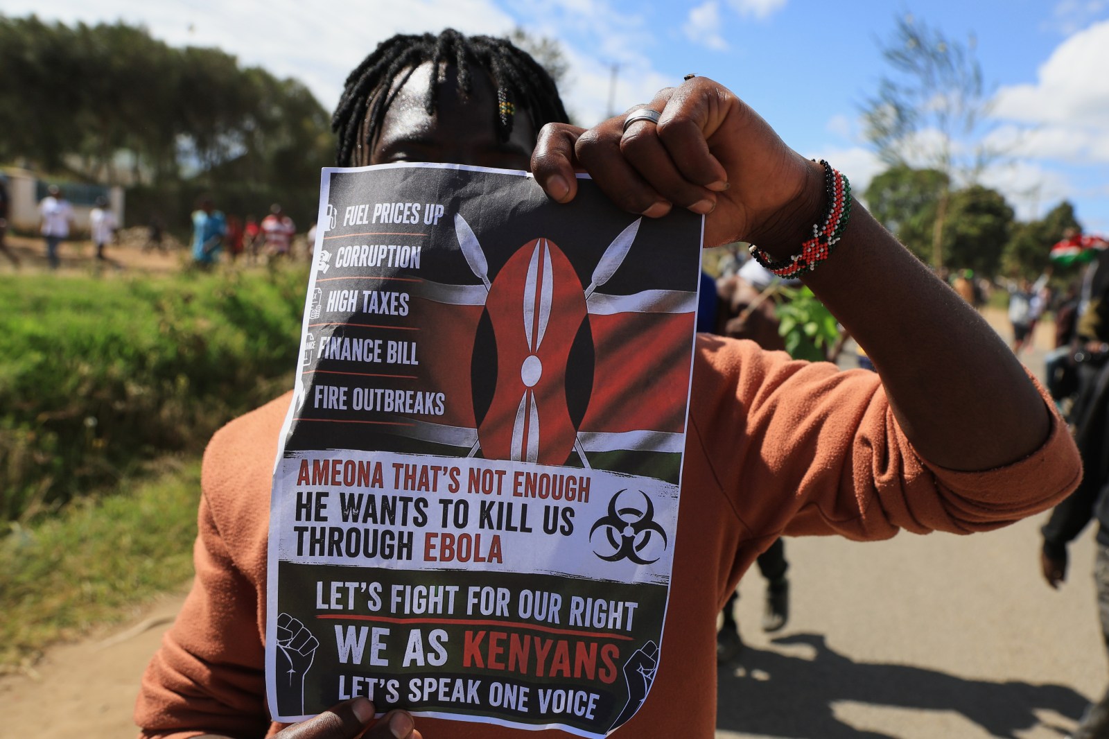 Protester Killed as Kenyan Police Disperse Crowds Opposing U.S.-Backed Ebola Quarantine Facility at Laikipia Air Base