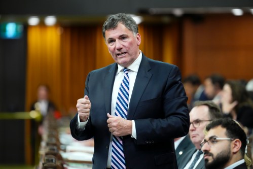 Canada-U.S. Trade Minister Dominic LeBlanc responds to a question in the House of Commons on Parliament Hill in Ottawa on Monday, May 25, 2026. THE CANADIAN PRESS/Sean Kilpatrick