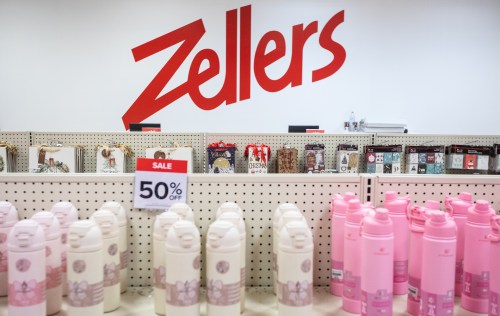 Check out counter at the new Zellers store in Edmonton on Wednesday Oct. 30, 2025. THE CANADIAN PRESS/Jason Franson