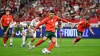 FILE - Portugal's Cristiano Ronaldo scores his side's second goal from the penalty spot during a World Cup 2026 group F qualifying soccer match between Hungary and Portugal at the Puskas Arena in Budapest, Tuesday, Sept. 9, 2025. (AP Photo/Denes Erdos, File)