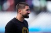 San Diego Padres' Nick Castellanos watches batting practice before a baseball game against the Philadelphia Phillies Tuesday, June 2, 2026, in Philadelphia. (AP Photo/Matt Slocum)