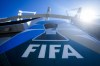 FILE — A FIFA logo is displayed on a World Cup countdown timer outside BC Place stadium in Vancouver, British Columbia, Monday, May 4, 2026. (Darryl Dyck/The Canadian Press via AP, File)