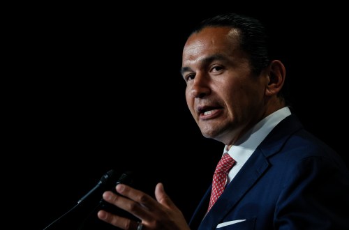 Manitoba Premier Wab Kinew speaks at the Assembly of First Nations Annual General Assembly in Winnipeg on Wednesday, Sept. 3, 2025. THE CANADIAN PRESS/John Woods