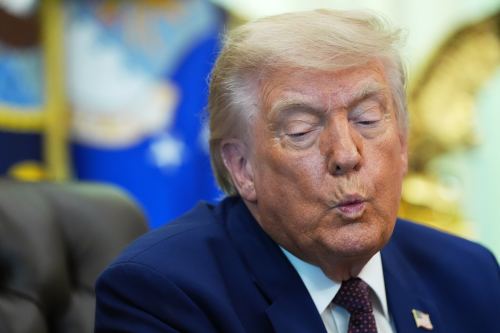 President Donald Trump speaks in the Oval Office of the White House, Wednesday, June 3, 2026, in Washington. (AP Photo/Alex Brandon)