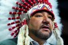 Treaty 8 Grand Chief Trevor Mercredi takes part in a press conference on Parliament Hill in Ottawa on Monday, April 13, 2026. The Mikisew Cree First Nation held the press conference to reveal the findings of a cancer health study. THE CANADIAN PRESS/Sean Kilpatrick