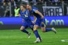 FILE - Bosnia's Nikola Katic, right, and Bosnia's Dzenis Burnic celebrate after winning a penalty shootout during the World Cup qualifying playoff final soccer match between Bosnia and Italy in Zenica, Bosnia, on March 31, 2026. (AP Photo/Armin Durgut, File)