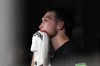 Blue Jays pitcher Trey Yesavage wipes his face after being pulled in the sixth inning of a Major League Baseball game against the Baltimore Orioles in Toronto on June 5, 2026. THE CANADIAN PRESS/Nathan Denette