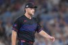 Blue Jays pitcher Trey Yesavage (39) leaves the mound in a Major League Baseball game against the Baltimore Orioles in Toronto on June 5, 2026. THE CANADIAN PRESS/Nathan Denette
