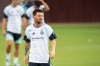 Argentina's Lionel Messi participates in a training session at Texas A&M's Ellis Field ahead of the FIFA World Cup 2026 international friendly between Argentina and Honduras on Friday, June 5, 2026, in College Station, Texas. (Meredith Seaver/College Station Eagle via AP)