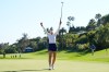 Nelly Korda reacts after winning the U.S. Women's Open golf tournament Sunday, June 7, 2026, in the Pacific Palisades area of Los Angeles. (AP Photo/Ashley Landis)