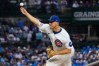 Chicago Cubs starting pitcher Jameson Taillon throws against the San Francisco Giants during the first inning of a baseball game in Chicago, Sunday, June 7, 2026. (AP Photo/Nam Y. Huh)