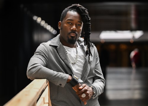 Musician Lionel Kizaba poses in Montreal, on Sunday, May 31, 2026. THE CANADIAN PRESS/Graham Hughes