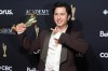 Hudson Williams holds a trophy after winning Best Lead Performer for his role in Heated Rivalry at The Canadian Screen Awards in Toronto on Sunday, May 31, 2026. THE CANADIAN PRESS/Chris Young