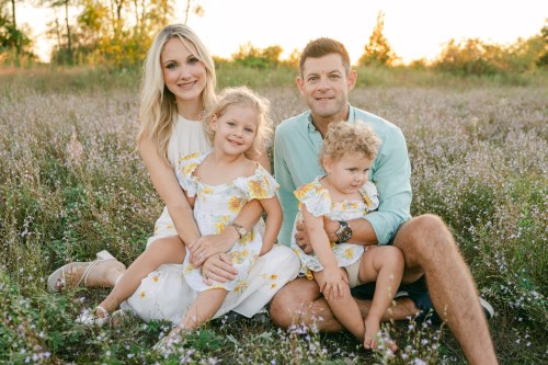 Erin Bury, left, and Kevin Oulds are pictured in this undated handout photo with daughters Emilia, left, and Olivia. THE CANADIAN PRESS/Handout — Tara McMullen (Mandatory Credit)