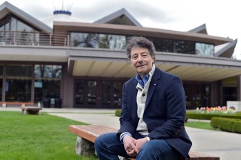 Stratford Festival artistic director Antoni Cimolino photographed at the Festival Theatre in Stratford, Ontario on May 7, 2026.