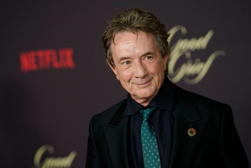 Actor Martin Short poses at the premiere of the Netflix film 