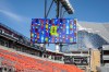 One of four giant LCD screens located around the pitch at BMO Field is shown as part of the stadium's upgrades ahead of hosting six FIFA World Cup 2026 matches in Toronto on March 24, 2026. THE CANADIAN PRESS/Eduardo Lima