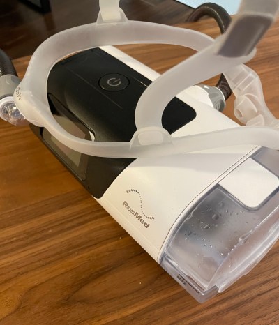 A CPAP machine for managing sleep apnea is shown in Toronto, on Tuesday, June 23, 2026. THE CANADIAN PRESS/Alex Nino Gheciu