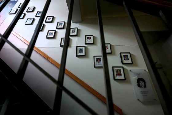 The stairwell inside the Canadian Centre for Child Protection (Ruth Bonneville / Free Press)