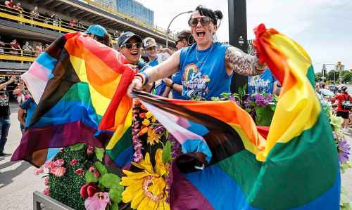 JOHN WOODS / FREE PRESS
People attend Pride Parade in downtown Winnipeg Sunday, June 7, 2026. 

reporter: maggie