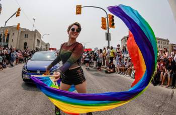 John Woods / Free Press files
                                The Pride Parade takes place on Sunday in downtown Winnipeg.