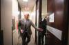 MIKAELA MACKENZIE / FREE PRESS
                                Commissioner Garth Smorang walks into the Winnipeg Police Service headquarters inquiry hearings at the Public Utility Board offices on Feb. 10.