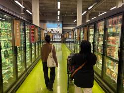CONRAD SWEATMAN / FREE PRESS
                                Samia Leake and her mother shop at Save-on-Foods; the pair would not have saved very much under the upcoming PST extension.