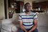 Hosteen Bungon, president of the United Nigerians Brandon Association, at his home in the city on Friday. (Tim Smith/The Brandon Sun)
