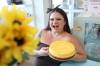 RUTH BONNEVILLE / FREE PRESS
                                Linda Peters, manager at Goodies Bake Shop, says the Kraft Dinner cheesecake is the most fun collaboration the shop has ever done.