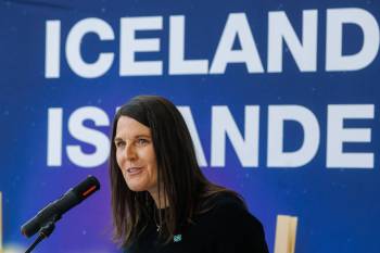 MIKE DEAL / FREE PRESS FILES
                                April Crane, WestJet&rsquo;s vice-president of Communications and Engagement, was part of the team on hand in Winnipeg last fall to announce the new direct route to Iceland. The flights are expected to run once a week starting June 27.