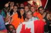SUPPLIED 
The author (with Canadian flag) joins in with fans around the world in Rio de Janeiro in 2014.