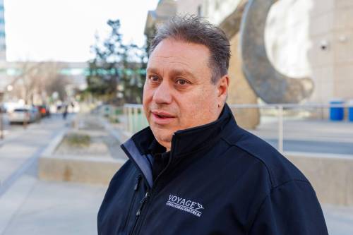 MIKE DEAL / FREE PRESS FILES
                                Longtime funeral director Mike Vogiatzakis told court about embalming his 51-year-old brother Kyriakos Vogiatzakis after he died following an attack outside his Portage Avenue restaurant nearly two and a half years ago.