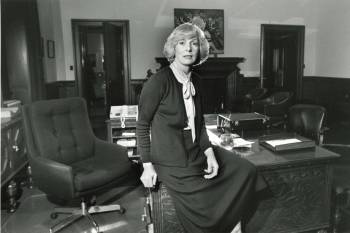 FREE PRESS FILES
                                By 1981, Maureen Hemphill had won a seat in the provincial electoral district of Logan.