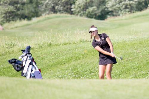 Golf Manitoba Photo
                                St. Charles Country Club&rsquo;s Camryn Thomas at the 2025 Junior Girls Championship last July at Quarry Oaks Golf Course.