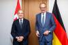 CHRISTOPHER KATSAROV / THE CANADIAN PRESS
                                Prime Minister Mark Carney (left) with German Chancellor Friedrich Merz during the G7 summit in Evian-les-Bains, France, on Wednesday.