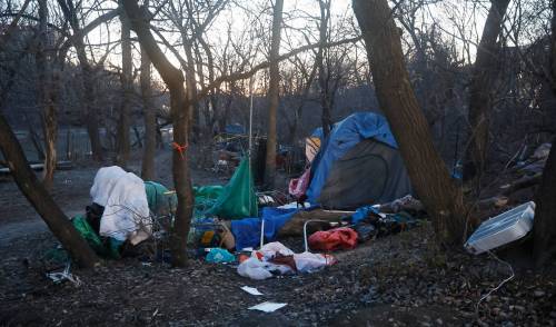 FREE PRESS FILES
                                Designated homeless encampments could aid those in transition from homelessness to being housed.