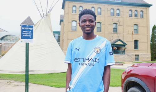 Abiola Odutola / The Brandon Sun
                                Brandon University Students&rsquo; Union president Tosin Salau says the tuition increases come at a difficult time for many students already grappling with rising living expenses.