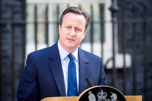 Tribune News Service
                                Then-U.K. Prime Minister David Cameron speaks outside 10 Downing St. the morning after the EU referendum in 2016.