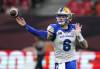 Darryl Dyck / THE CANADIAN PRESS FILES
                                Quarterback Dru Brown last suited up for the Blue and Gold for the 2023 season before getting the starting pivot gig with the Ottawa Redblacks in 2024.